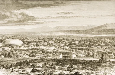Salt Lake City vers 1870, de 